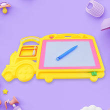 bus shape drawing writing scale board kids