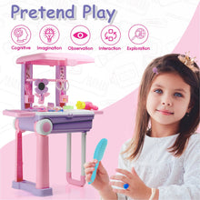 portable beauty set suitcase wheel