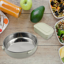 stainless steel round lunch box