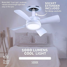 17845 socket fan light n remote