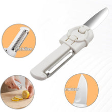 dual use 2 in 1 knife peeler kitchen tool
