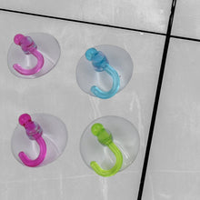 transparent rubber suction wall hook 12pc