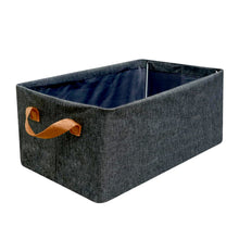 12627 foldable storage box withhandles cotton and linen storage bins and baskets organizer for nursery closet bedroom home 45 cm