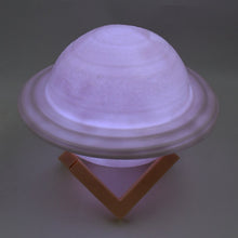 3d saturn lamp bedside night light multicolor