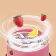 portable crusher juicer with handle and straw