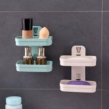 17892 2layer wall soap holder 2pc