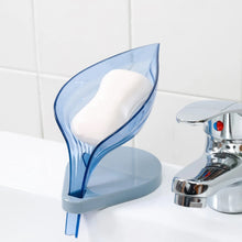 plastic leaf shape soap box soap holder 1 pc with color box