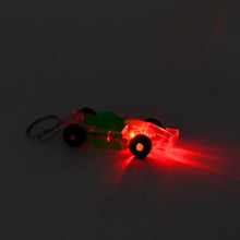 car shape keychain led flashing light