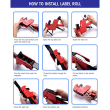 handheld label tag gun
