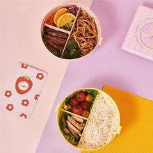 12072 3com donut shape lunch box