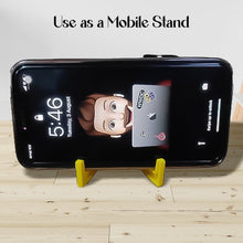 2 in 1 plastic keychain mobile stand 1pc