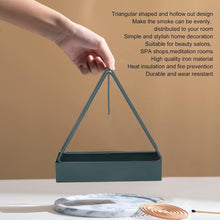 triangular shape mosquito coil holder