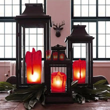 flameless melted design candles for decoration 1 pc