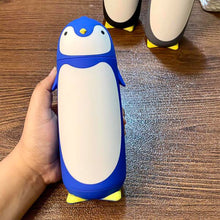 13193 penguin glass water bottle 300ml