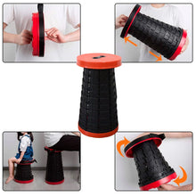 retractable folding stools portable lightweight for indoor and outdoor travel fishing camping garden use