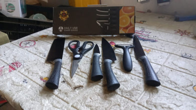 6 piece kitchen knife set
