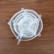 12011 sili food cover stretch lids 6pc