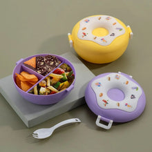 12072 3com donut shape lunch box
