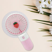17721 portable small electric fan handheld rechargeable mini student handheld dormitory class personal fan