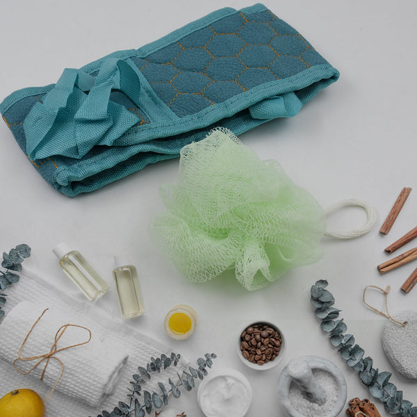 12928 loofah sponge n scrubber 2pc