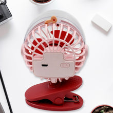 portable clip on fan with 360 rotation