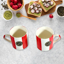 8223 tea mug with platter 3pc set