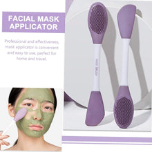 double headed face silicone mask brush