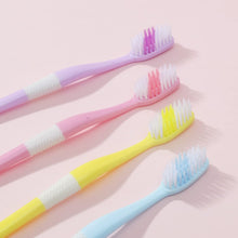 2 in 1 tooth brush with tongue scraper 8pcs