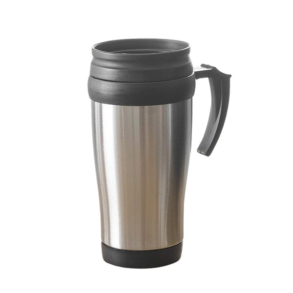 stainless steel vacuum glass insulated glass coffee cupswith lid handle 1 pc