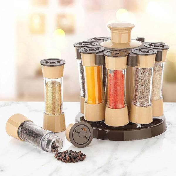 10176 360d spice jar rack 8pc set