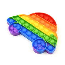 17652 pop fidget toy push pop bubble fidget sensory toy for kids and adults fidget popper stress reliever sensory fidget poppers butterfly car shape 1 pc