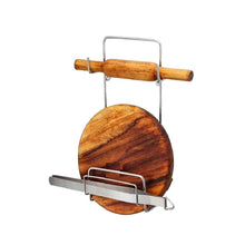 stainless steel chakla belan chimta stand