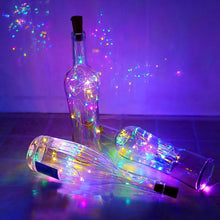 wine bottle cork string light led