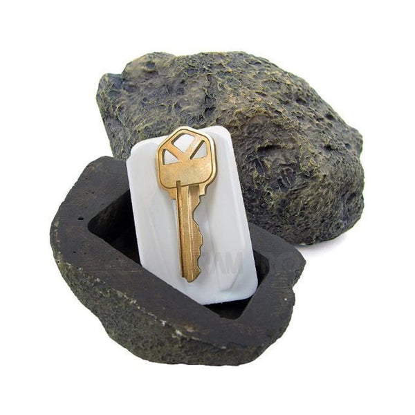 decorative outdoor fake rock hider