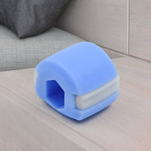 cn blue jaw exerciser used to gain sharp and chiselled jawline easily and fast