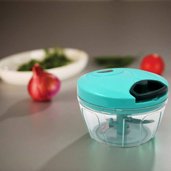 5959 handy mini plastic vegetable chopper cutter onion chopper vegetables for kitchen accessories with 3 blades