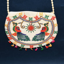 handcrafted cotton embroidered shoulder bag for girls