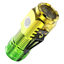 usb chargeable mini 3 led flashlight torch light 1 pc