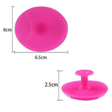 bath facial cleansing brush face scrubber 2 pc set