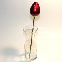 metal red rose couple jewelry box valentines day gift