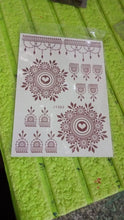 13722 temporary tattoos 1 sheet j1383
