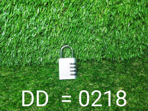 0218 4 digit combination padlock