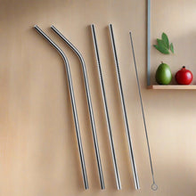 stainless steel straws brush