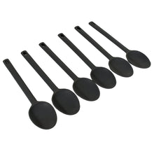 multipurpose silicone spoon silicone basting spoon non stick kitchen utensils household gadgets heat resistant non stick spoons kitchen cookware items for cooking and baking 6 pcs set 3