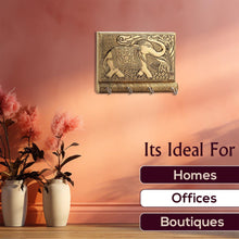 9607 wooden 4 hook key holder 1pc