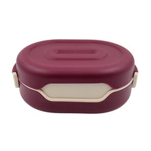 airtight food grade tiffin box with 2 in 1 spoon and 2 compartment