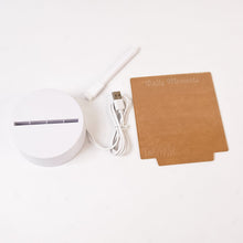 12939 3d heart shape creative lamp