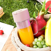 portable crusher juicer with handle and straw