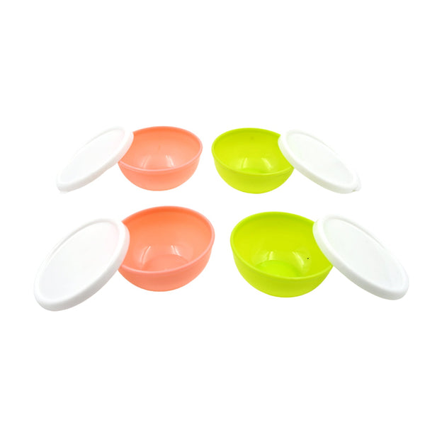 5558 plastic bowl with lid 4pc d62