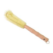 bottle brush with wooden handle